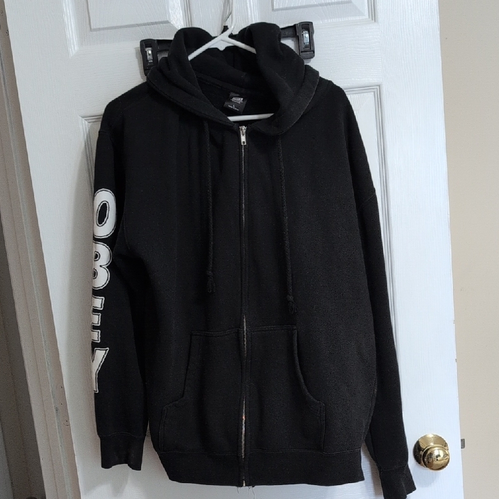 Obey Black Zip-Up Hoodie